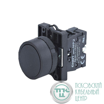 Кнопка управления NP2-EA21 без подсветки 1НО IP40 (R) черн. CHINT 574084