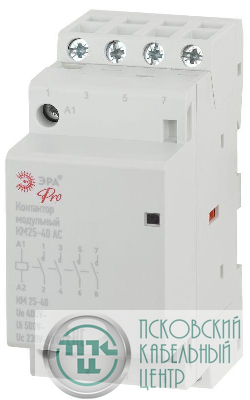 Контактор модульный КМ25-40 AC PRO NO-902-298 ЭРА Б0049163