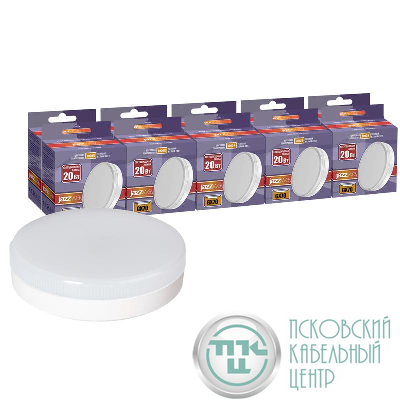 Лампа светодиодная PLED-GX70 20Вт 3000К тепл. бел. GX70 230В 50Гц (уп.10шт) JazzWay 1027726