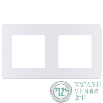 Рамка 2-м СП Inspiria IP20 жемчуж. IEK 673946