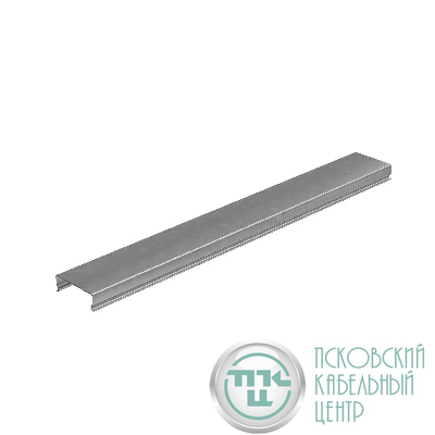Крышка для лотка осн.50 L3000 сталь 0.55мм "ПЛЮС" KLplus50-0.55-3000 оцинк. КМ PL0385