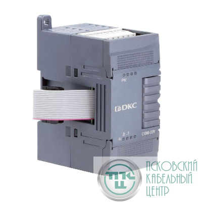 Модуль расширения 2 входных аналоговых сигнала 2 выходных аналоговых сигнала (4-20мА/1-5В/0-20мА/0-10В) DKC C1000-22IV