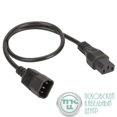 Кабель питания IEC320 C13 - IEC320 C14 2.0 м сечение 3х1.5кв.мм DKC R5CORD3420