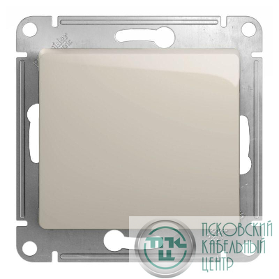 Переключатель проходной 1-кл. СП Glossa 10А IP20 (сх. 6) 10AX механизм молочн. SE GSL000961