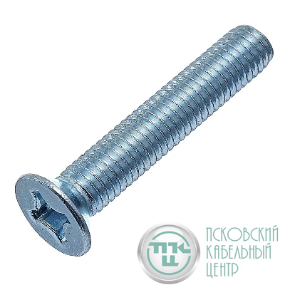 Винт М 4х16х16 DIN 965 потай цинк (уп.16шт) европодвес СТРОЙМЕТИЗ 309416116