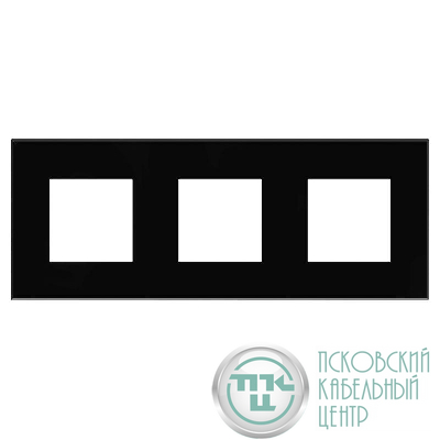 Рамка 6мод. ARTLEBEDEV Avanti "Черный квадрат" DKC 4402906