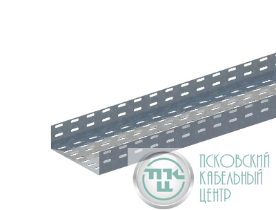 Лоток листовой перфорированный 200х65 L2000 сталь 1.5мм ЛМc-П цУТ2.5 оцинк. СОЭМИ Н0122111444