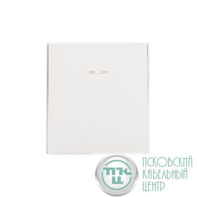 Переключатель перекрестный 1-кл. СП STRONG 10А с подсветкой жемчуг Kranz KR-78-0718-4