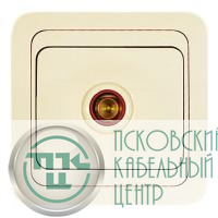 Розетка TV оконечная Mimoza крем. Makel 25027