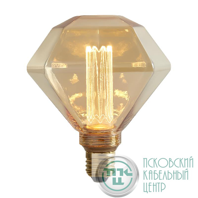 Лампа светодиодная филаментная Loft 271 D125LE 4Вт 1800К E27 Voltega 8562