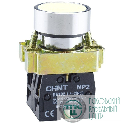 Кнопка управления NP2-BA11 без подсветки 1НО IP40 (R) бел. CHINT 573954