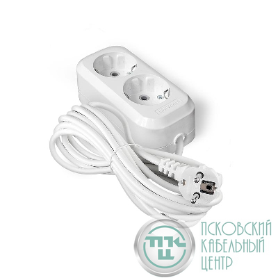 Удлинитель 2х10м с заземл. IP20 Е-302А ПВС 3х1.5 Universal 1721