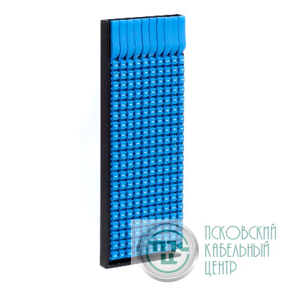 Маркер для кабеля сечением 4-6мм символ „-” голуб. DKC MKSMBLS3