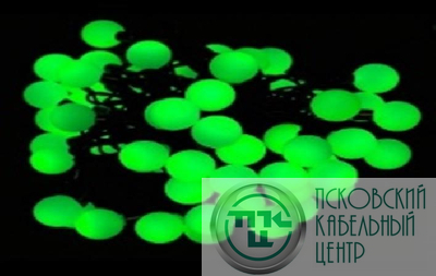 Гирлянда "Шарики" 15м OLDBL100-G-E 100 зел. светодиодов соединяемая до 3шт уличная SHLights 4690601004314