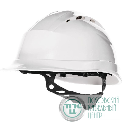 Каска защитная QUARTZ UP IV с вентил. с храповым механизмом бел. Delta Plus QUARUP4BC
