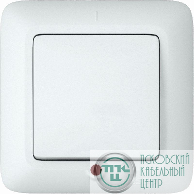Выключатель 1-кл. СП Прима 6А IP20 с индик. бел. (опт. упак) SchE S16-053-B