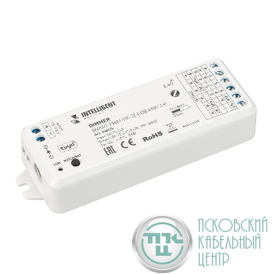 Диммер SMART-PWM-105-72-RGB-MIX-SUF (12-24В 5х3А ZB 2.4G) пластик INTELLIGENT ARLIGHT 036115