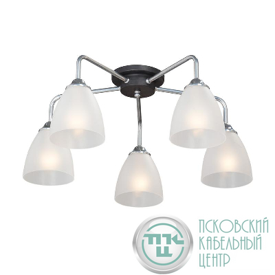 Люстра 5xE14 макс. 40Вт плафон ПП Vitaluce V4500-9/5PL
