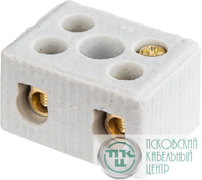 Колодка зажимная винтовая керамическая КЗВ 61 707 NTB-HCR-2-35/WH (уп.40шт) Navigator 61707