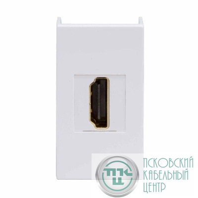 Розетка мультимедийная HDMI 1-м 1мод. Viva бел. DKC 41018