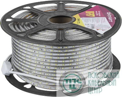 Лента светодиодная 80 925 OLS-2835WW60-4.8-IP67-220V (уп.50м) ОНЛАЙТ 80925