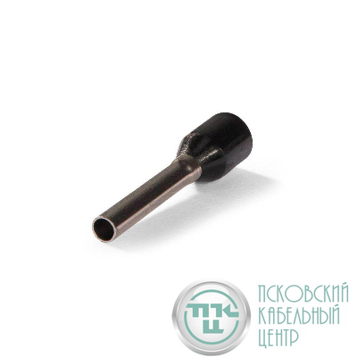 Наконечник штыревой втулочный изолированный НШВИ 1.5-12 ЕВРО черн. КВТ 103201