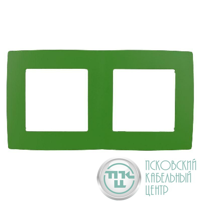 Рамка 2-м 12-5002-27 зел. ЭРА Б0019401