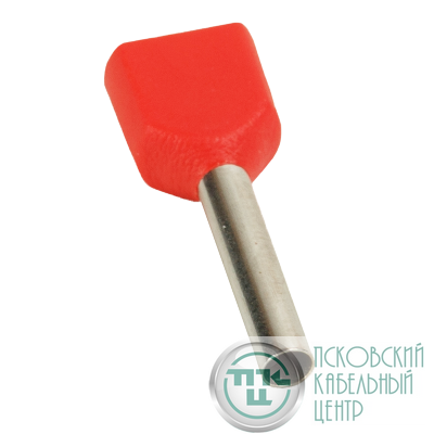 Наконечник штыревой втулочный под два провода НШвИ2 OptiKit T-Shv2-PVC- 0.75-8 (уп.100шт) КЭАЗ 278043