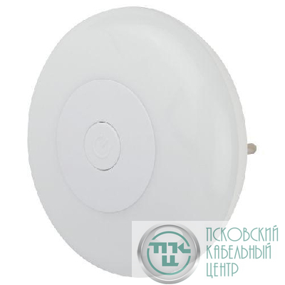 Светильник светодиодный NN-632-SW-W ночник в розетку с выкл. бел. Эра Б0057215