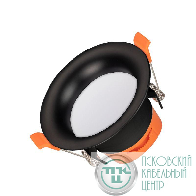 Светильник светодиодный MS-BLIZZARD-BUILT-R90-6W Warm3000 BK 100 deg IP20 230В металл Arlight 036610