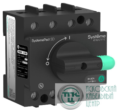 Выключатель-разъединитель SystemePact SD80 3п 16А SE SSD00803MF0016