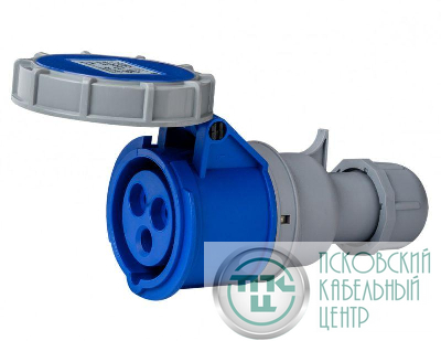 Розетка переносная 2Р+РЕ 16А 220В IP67 РП-103 DEKraft 26136DEK