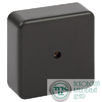 Коробка распаячная 75х75х28мм без клеммы IP40 черн. BS-B-75-75-28 Эра Б0061809