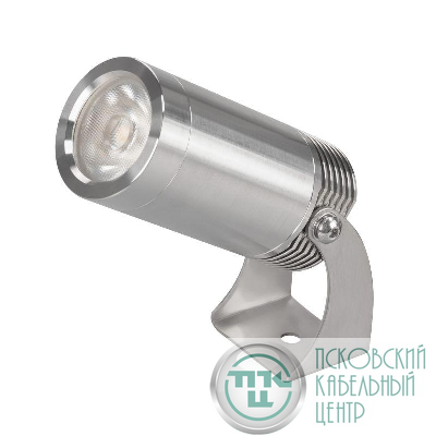 Светильник светодиодный KT-WATER-R44-8W Warm3000 (SL 24 deg 12V) IP68 металл Arlight 047733