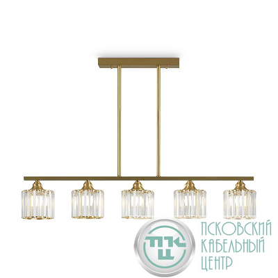 Люстра Ferrera 200Вт E27х5 IP20 Freya FR5474PL-05G