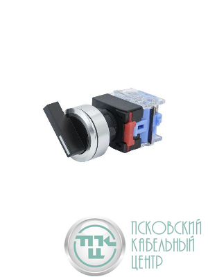 Переключатель ВК30-10X/21 IP65 1НО на 2 положения с фиксацией I-O стандартная рукоятка d30мм Электротехник ET020025