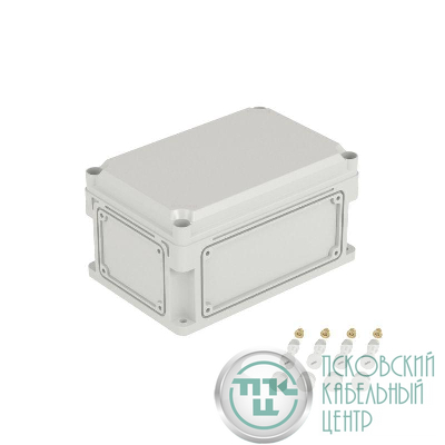Корпус 300х200х160мм IP67 с крышкой 35мм с фланцами пластик. DKC 532310