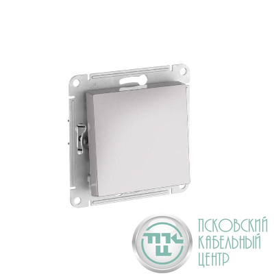 Выключатель 1-кл. AtlasDesign (сх. 1) 10AX быстрозажим. клем. механизм алюм. SE ATN000311S