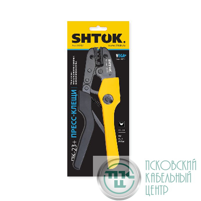Пресс-клещи ПК-23+ матрица профиль клиновидный 0.5-10.0кв.мм (03707) SHTOK 376214