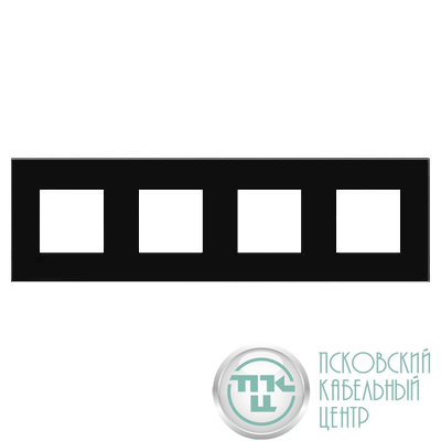 Рамка 8мод. ARTLEBEDEV Avanti "Черный квадрат" DKC 4402908