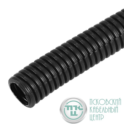 Труба автомобильная гофрированная ПП разрезная d6.8мм черн. (уп.10м) Rexant 15-0710