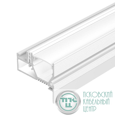 Профиль STRETCH-20-WALL-D-SIDE-2000 WHITE L2000 алюм. Arlight 042945