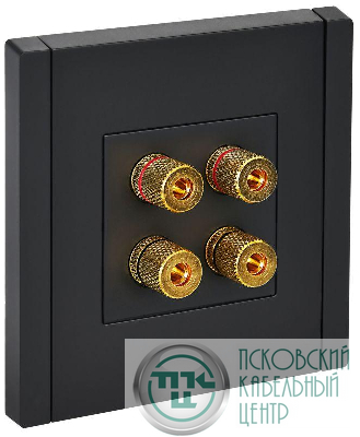 Аудиорозетка 4-м FORTE&PIANO FP139 черн. IEK FP-S40-K02