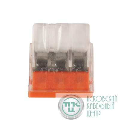 Клемма монтажная нажимного соединения PTC-3P 2273-243 450В 32А 0.14-4.0кв.мм JazzWay 5051126