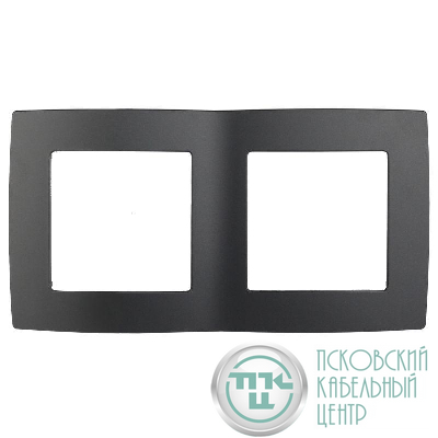 Рамка 2-м 12-5002-05 антрацит ЭРА Б0014755