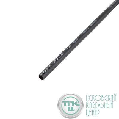 Трубка термоусадочная двустенная клеевая 4/1 (4:1) 1м черн. (уп.10шт) Rexant 23-4006