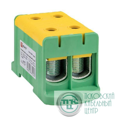 Клемма силовая вводная двойн. КСВ 35-150кв.мм желт./зел. PROxima EKF kvs2-35-150-y-green