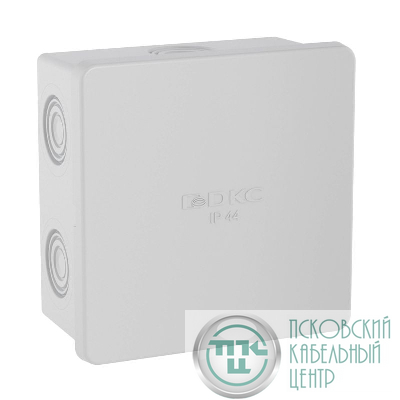 Коробка распределительная ОП 80х80х40мм IP44 6 каб. ввод (уп.20шт) DKC 53700R