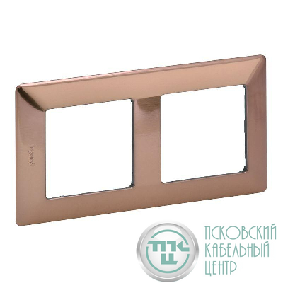 Рамка 2-м Valena Life универсальная медь Leg 754162