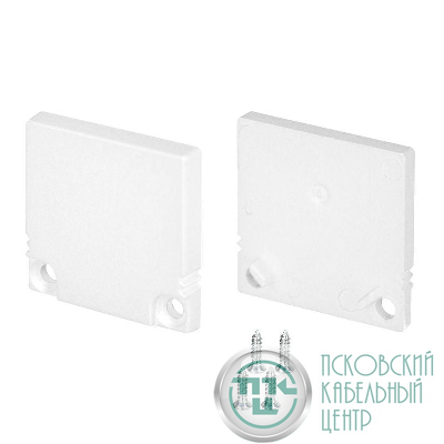 Заглушка SL-SLIM20-H20 WHITE глухая пластик (комплект) Arlight 047636